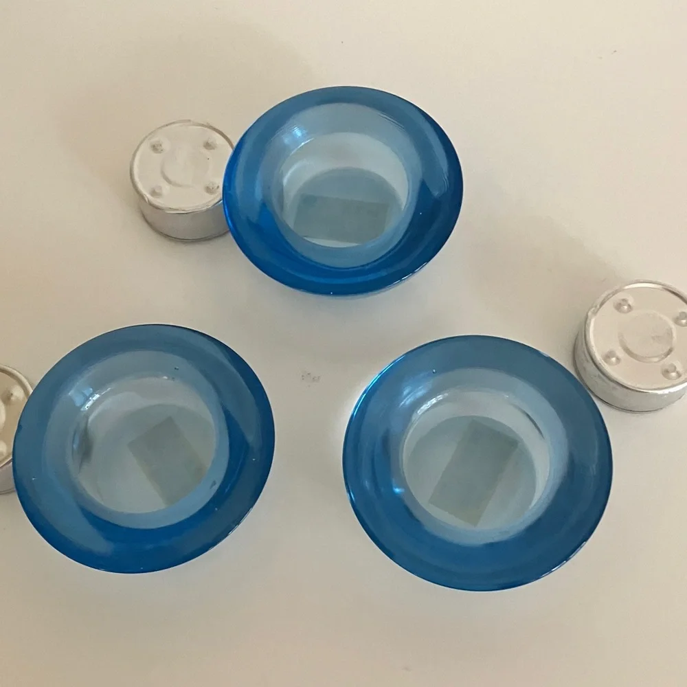 IKEA Ocean Blue Candle Holders